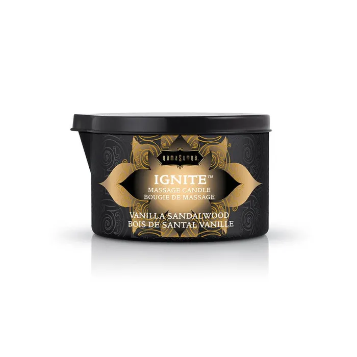 Couples Kama Sutra Massage Oil Candle Tahitian Sandalwood 6 Oz