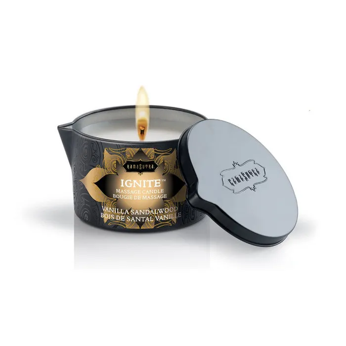 Couples | Kama Sutra Massage Oil Candle - Tahitian Sandalwood - 6 Oz.