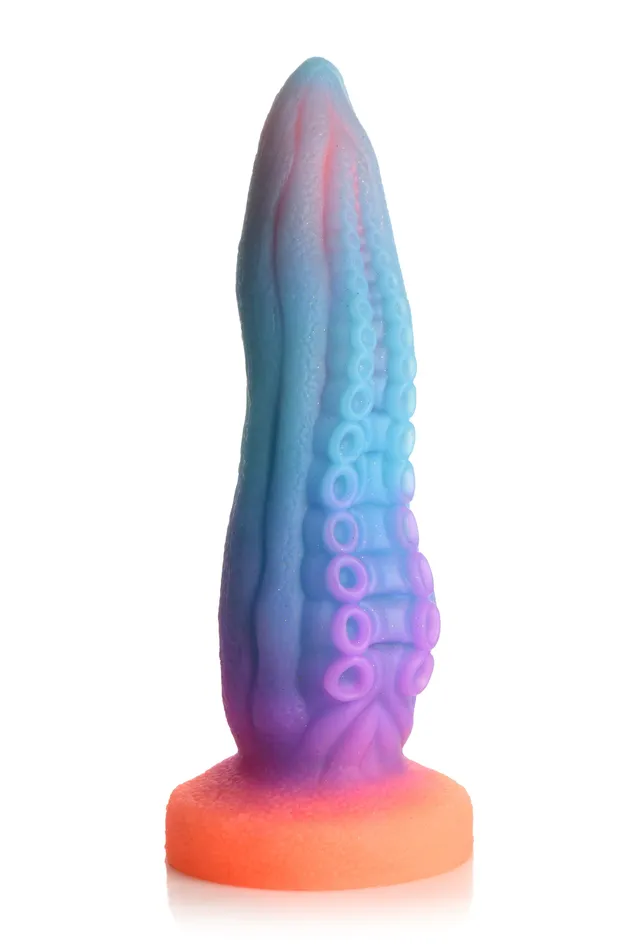 Dildos | XR Brands Creature Cocks Tenta-cock Glow In The Dark Silicone Dildo