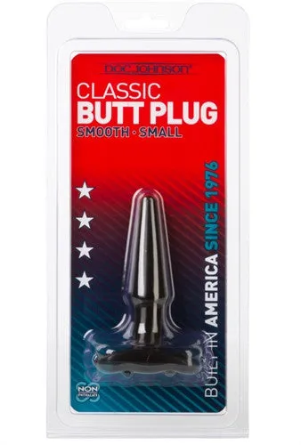 Doc Johnson Anal | Classic Butt Plug - Smooth - Small - Black Doc Johnson Anal | Classic Butt Plug - Smooth - Small - Black