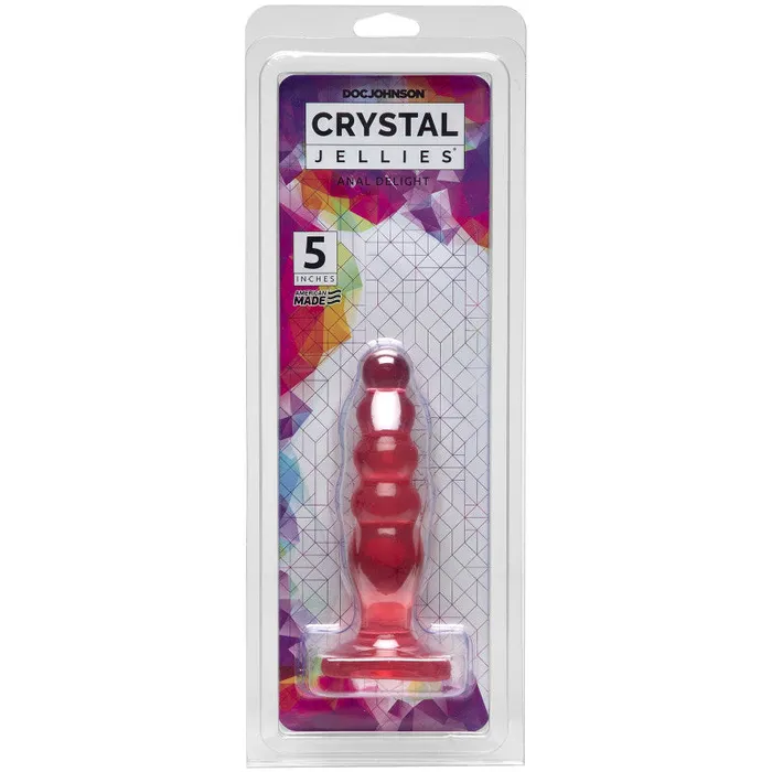 Doc Johnson Anal Crystal Jellies Anal Delight Pink