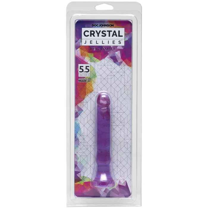 Doc Johnson Anal Crystal Jellies Anal Starter Purple