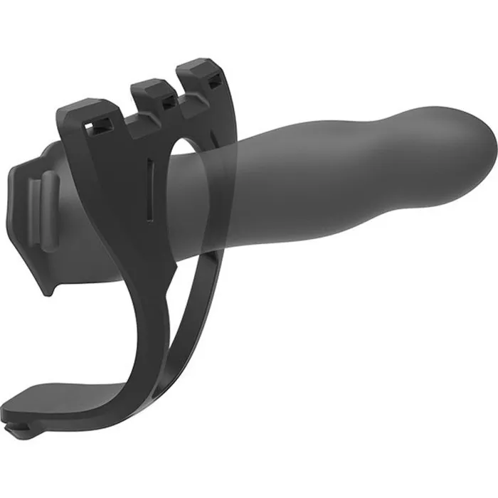 Doc Johnson Body Extensions - Hollow Slim Strap-on 2-Piece Set - Black | Female Sex Toys Doc Johnson Body Extensions - Hollow Slim Strap-on 2-Piece Set - Black | Female Sex Toys