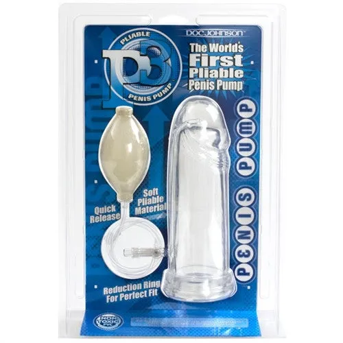 Doc Johnson Dildos P3 Cock Pump Clear