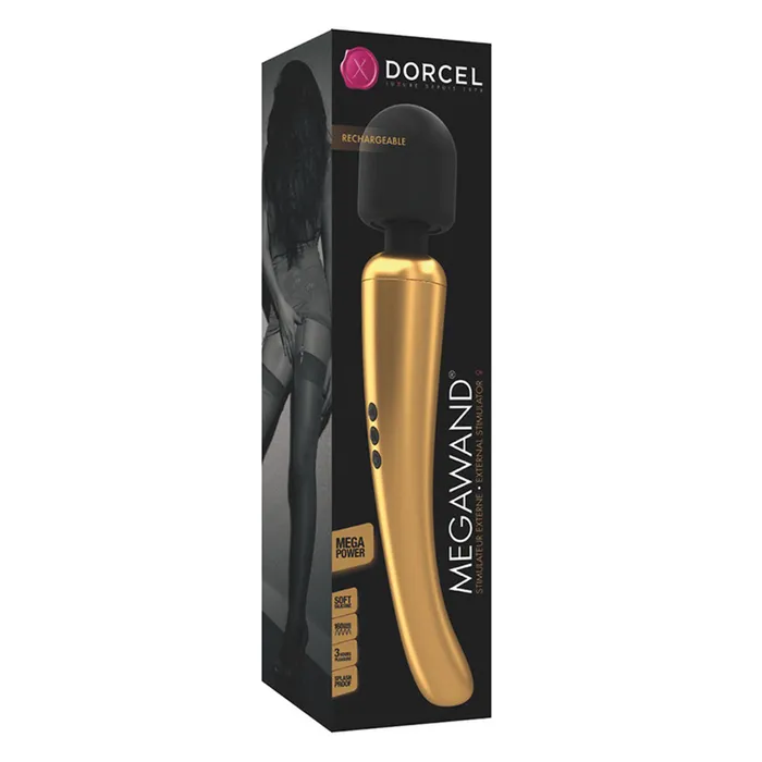 Dorcel Dorcel Rechargeable Mega Wand Gold | Vibrators Dorcel Dorcel Rechargeable Mega Wand Gold | Vibrators