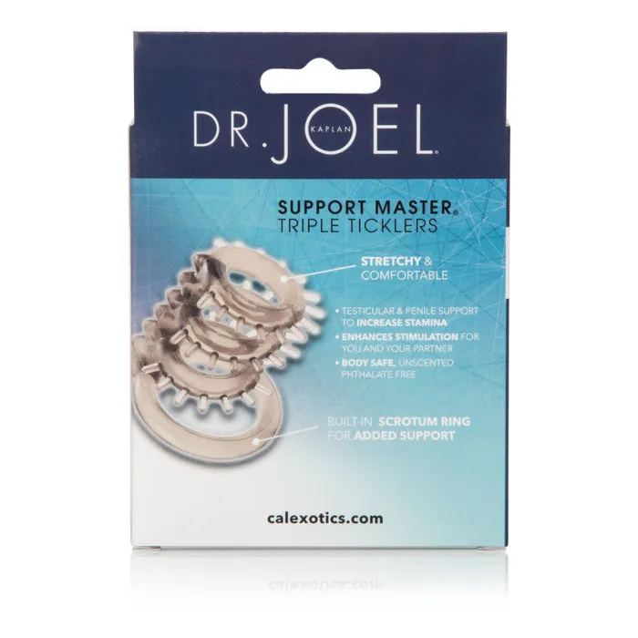 Dr. Joel Kaplan - Support Master - Triple Ticklers - Smoke | CalExotics Vibrators