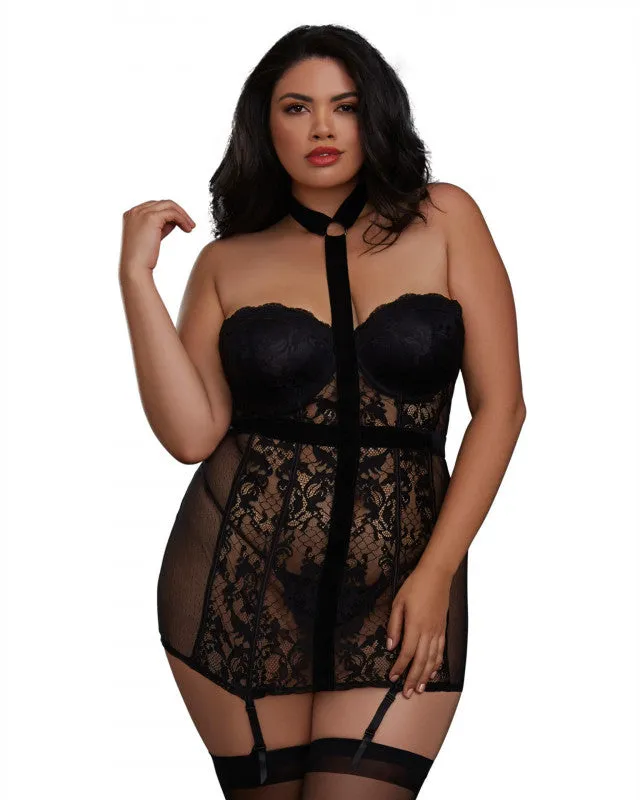 Dreamgirl Anal | Garter Slip - 3x - Black Dreamgirl Anal | Garter Slip - 3x - Black