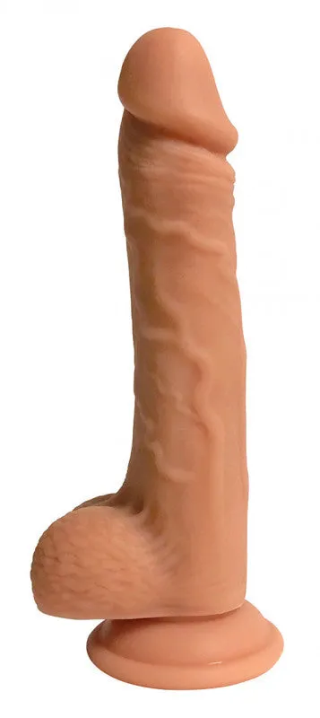 Easy Riders 9 Inch Dual Density Silicone With Balls - Light | Curve Toys Dildos Easy Riders 9 Inch Dual Density Silicone With Balls - Light | Curve Toys Dildos