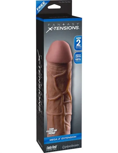 Fantasy XTensions Mega 2Inch Extension Brown Pipedream Anal