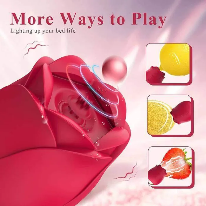 Female Rose Toy: G-Spot Vibes - 9 Modes for Tailored Pleasure | rose toy Vibrators