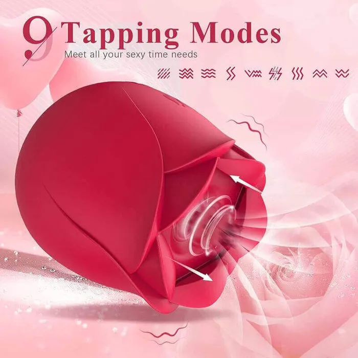 Female Rose Toy: G-Spot Vibes - 9 Modes for Tailored Pleasure | rose toy Vibrators
