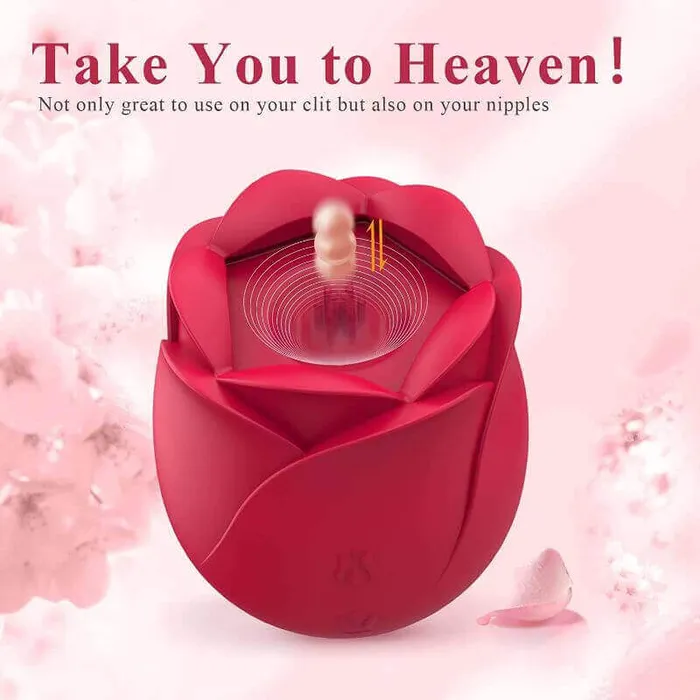 Female Rose Toy: G-Spot Vibes - 9 Modes for Tailored Pleasure | rose toy Vibrators