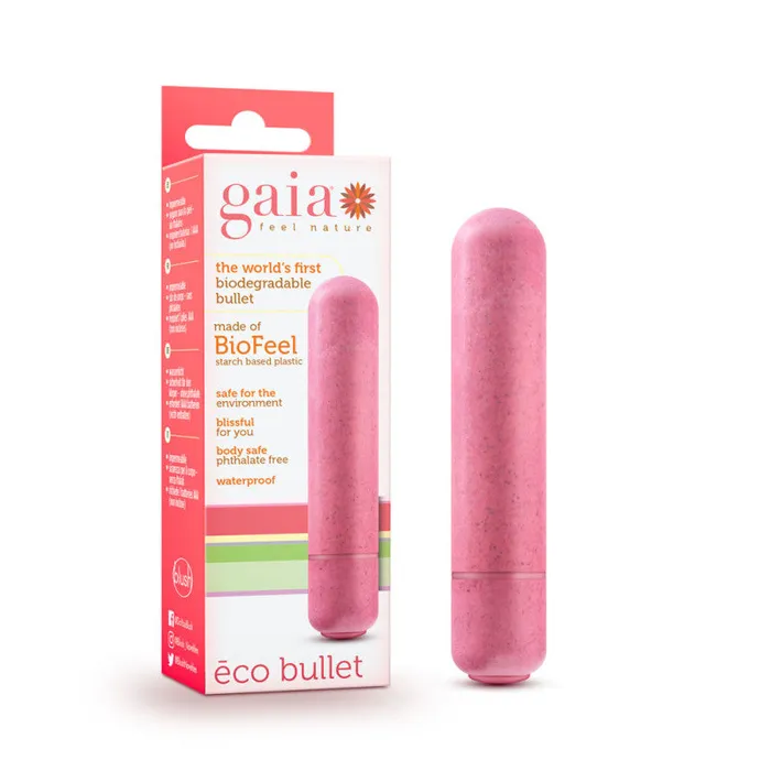Female Sex Toys Gaia Eco Bullet Coral Blush Novelties