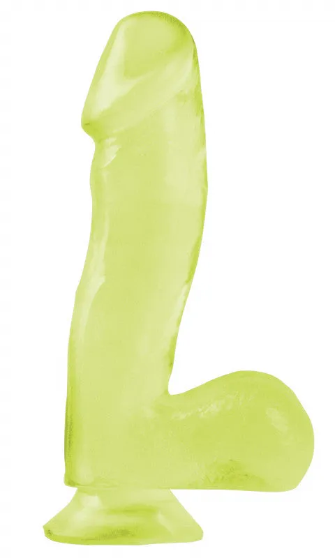 Female Sex Toys | Pipedream Basix 6.5in  With Suction Cup Glow in the Dark