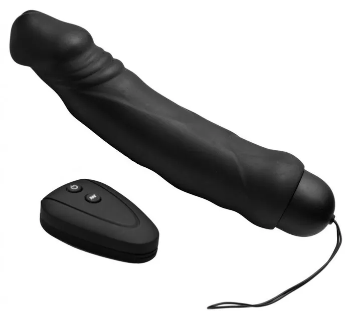 Female Sex Toys XR Brands Master Series Ivan 10x Mode Remote Vibrating Dildo