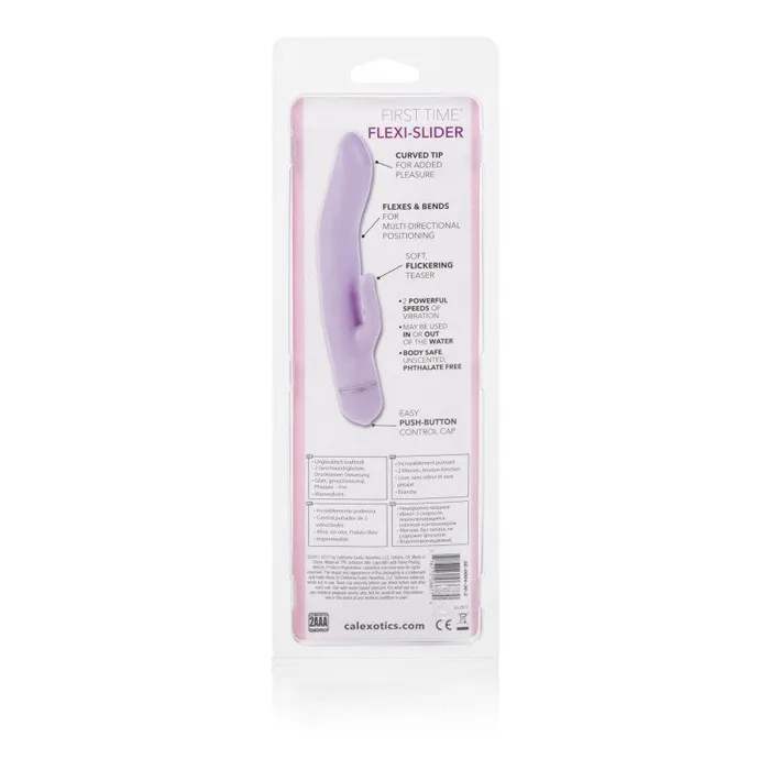 First Time Flexi Slider - Purple | CalExotics Vibrators