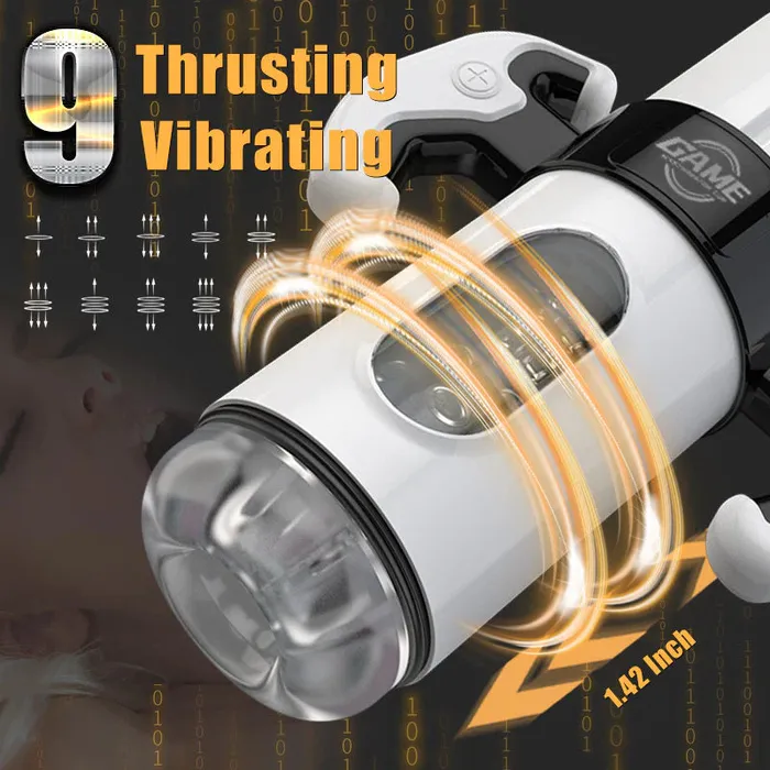 GAWK3000 Vibrators | G-PLS Rotate Enjoyable 10-Frequency Vibration Cup On Man No Legs Hurt