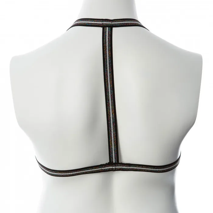 Gender Fluid Silver Lining Harness Smalllarge MultiColor Gender Fluid Anal