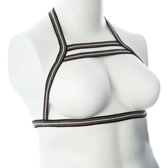 Gender Fluid Silver Lining Harness - Small/large - Multi-Color | Gender Fluid Anal Gender Fluid Silver Lining Harness - Small/large - Multi-Color | Gender Fluid Anal