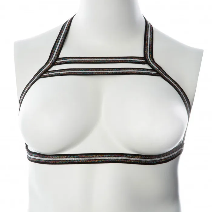 Gender Fluid Silver Lining Harness - Small/large - Multi-Color | Gender Fluid Anal Gender Fluid Silver Lining Harness - Small/large - Multi-Color | Gender Fluid Anal