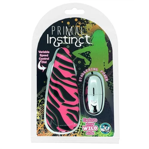 Golden Triangle Vibrators Primal Instinct Pink Zebra