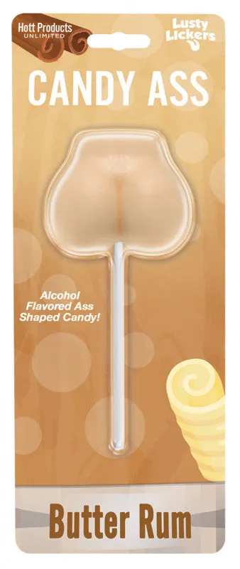Hott Products Lusty Lickers Candy Ass Butter Rum Pop | Anal