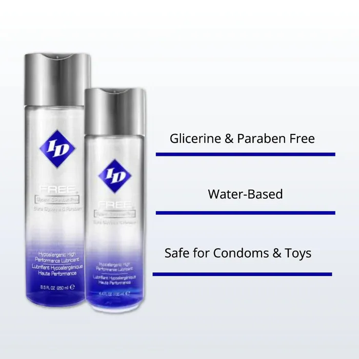 ID Free Hypoallergenic Waterbased Lubricant 250ml | ID Lube Lubricants