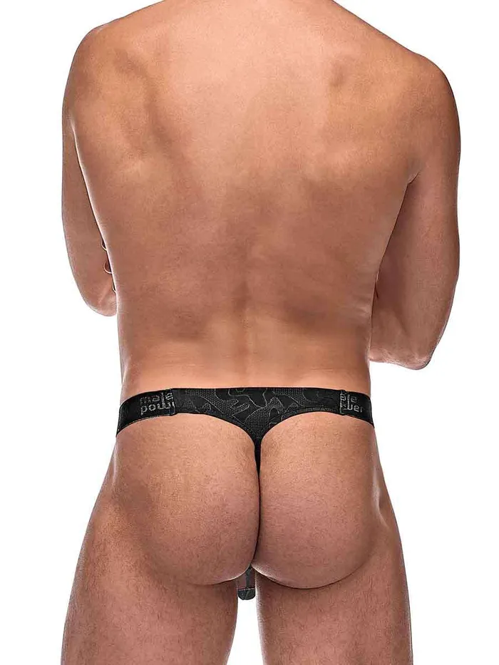 Impressions Micro G-string Black L-xl | Male Power Lingerie Anal