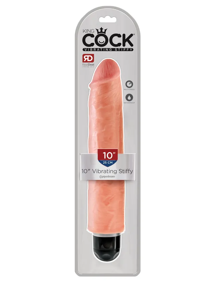 King Cock 10 In Vibrating Stiffy Light | Pipedream Products Dildos
