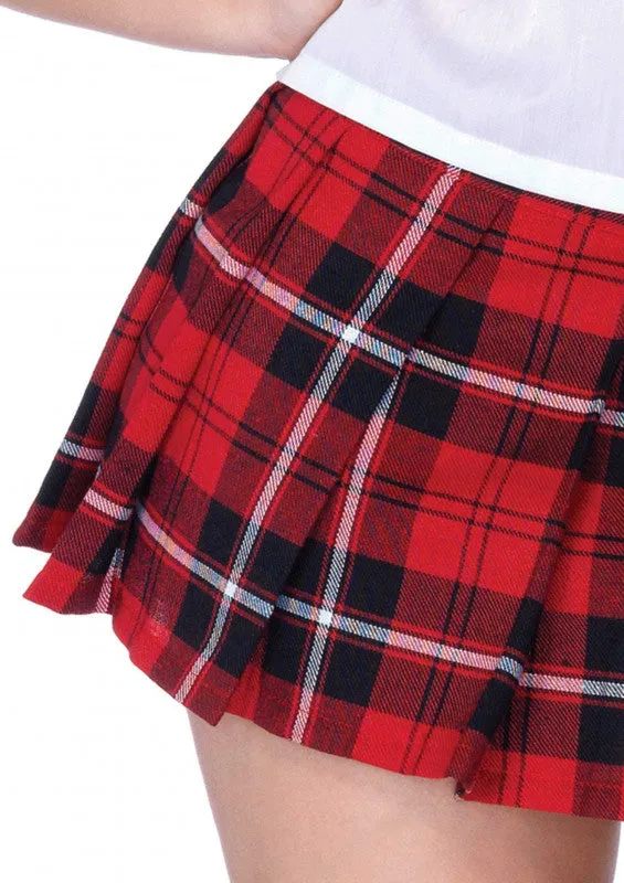Leg Avenue Anal | Private Sweetie Costume - Small - White / Red Leg Avenue Anal | Private Sweetie Costume - Small - White / Red