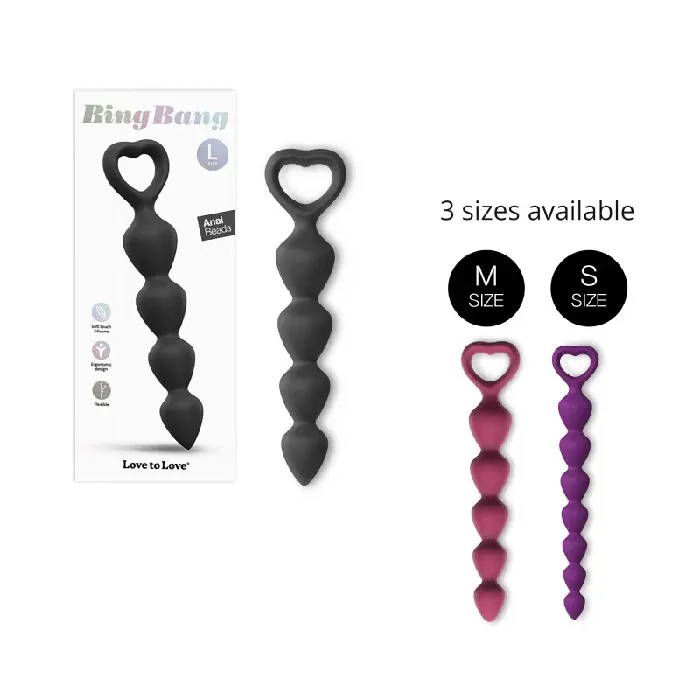 LOVE TO LOVE Anal | Love to Love Bing Bang Anal Plug, Black Onyx