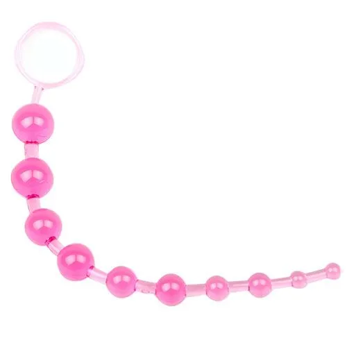 Loveoutlet Anal Pink Chain Of 10 Anal Beads