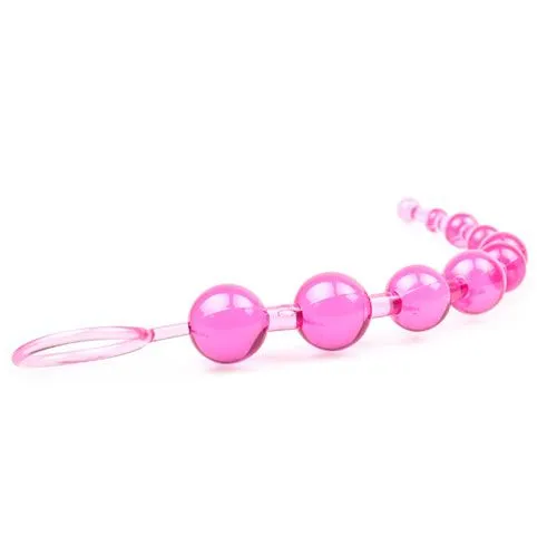 Loveoutlet Anal | Pink Chain Of 10 Anal Beads