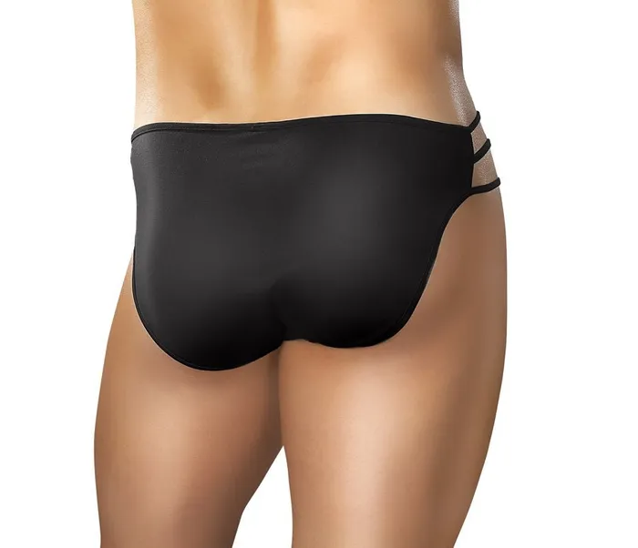 Male Power Lingerie Male Sex Toys | Nylon-spandex Cage Brief Black L-xl