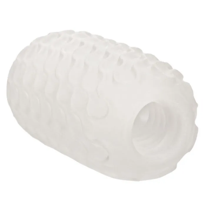 Male Sex Toys | CalExotics Boundless Reversible Ribbed Stroker - Clear Male Sex Toys | CalExotics Boundless Reversible Ribbed Stroker - Clear