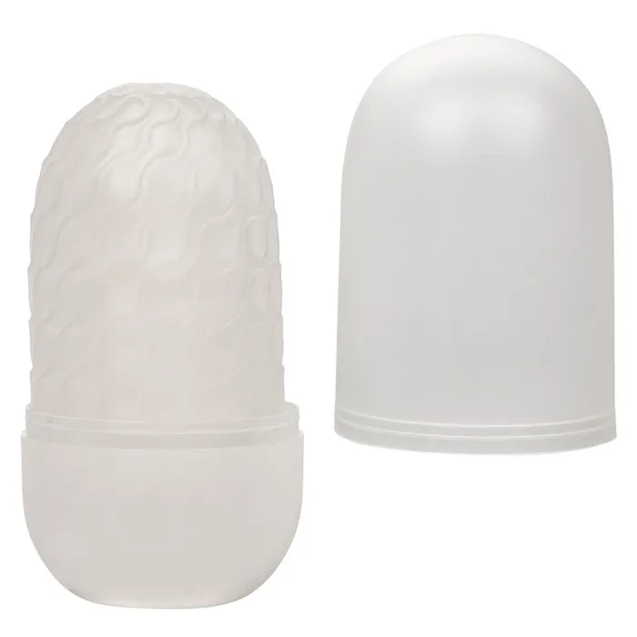 Male Sex Toys | CalExotics Boundless Reversible Ribbed Stroker - Clear Male Sex Toys | CalExotics Boundless Reversible Ribbed Stroker - Clear