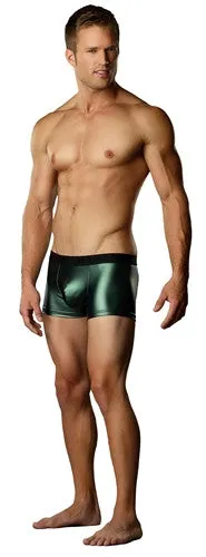 Matte Metallic Short Green Med Male Power Vibrators