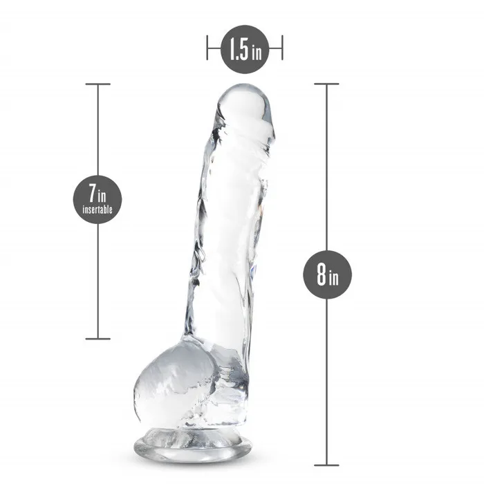 Naturally Yours - 8 Inch Crystalline - Diamond | Blush Novelties Anal