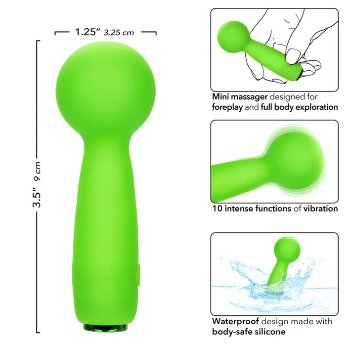 Neon Vibes - the Bubbly Vibe - Green | CalExotics Vibrators