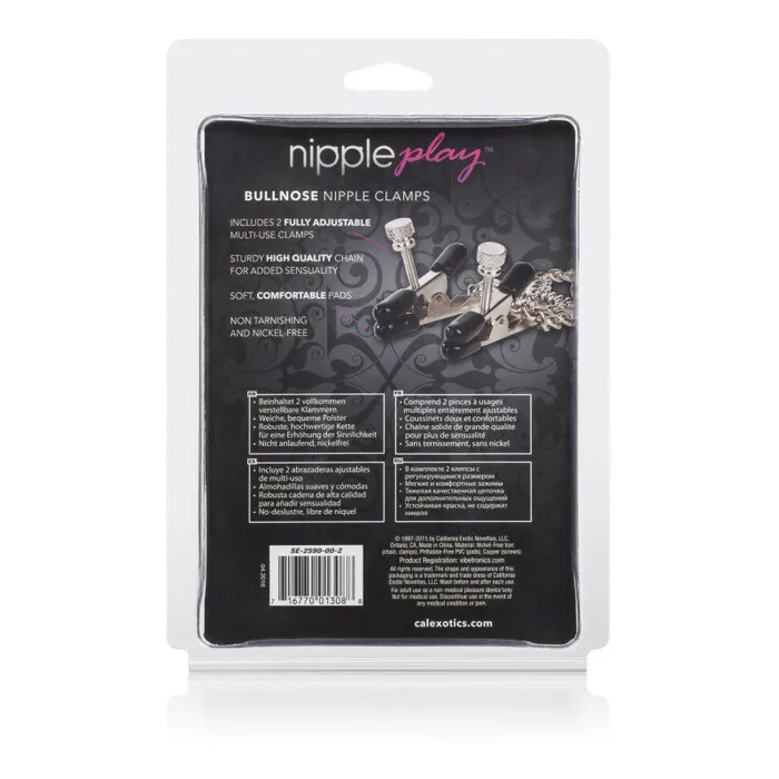 Nipple Play Bull Nose Nipple Clamps | CalExotics Couples Nipple Play Bull Nose Nipple Clamps | CalExotics Couples