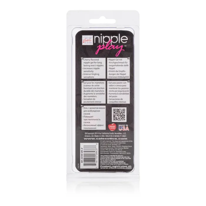 Nipple Play Erect Nipple Gel - Cherry | CalExotics Couples Nipple Play Erect Nipple Gel - Cherry | CalExotics Couples