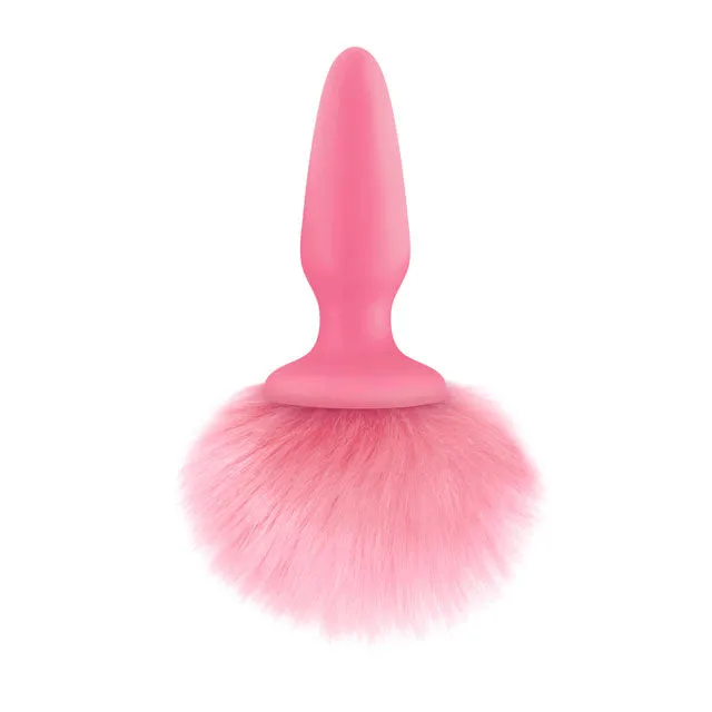 NS Novelties Anal Pink Bunny Tail Butt Plug
