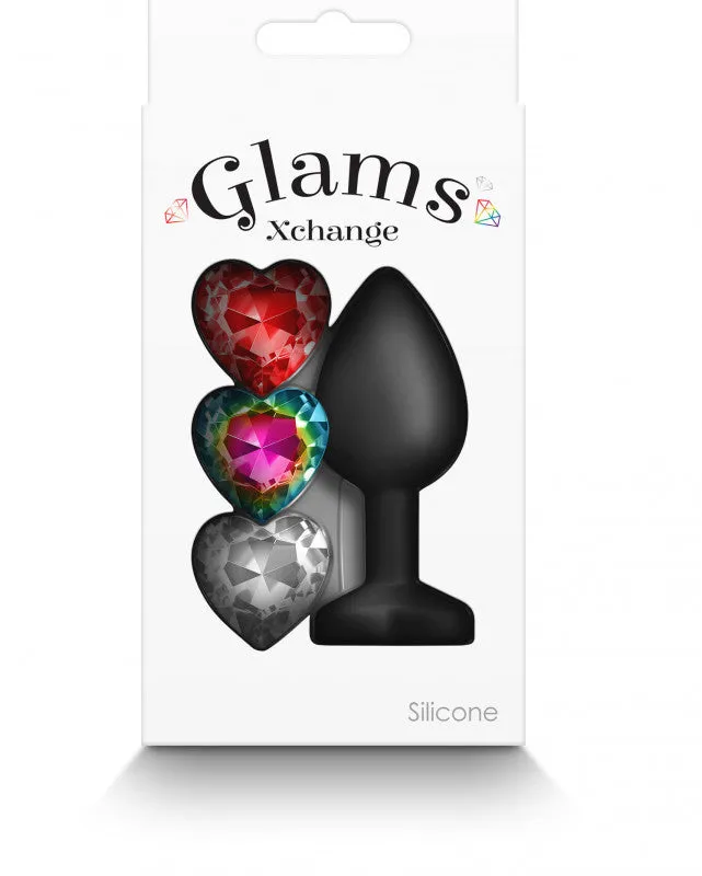 nsnovelties Anal | Glams Xchange Heart - Small - Black nsnovelties Anal | Glams Xchange Heart - Small - Black