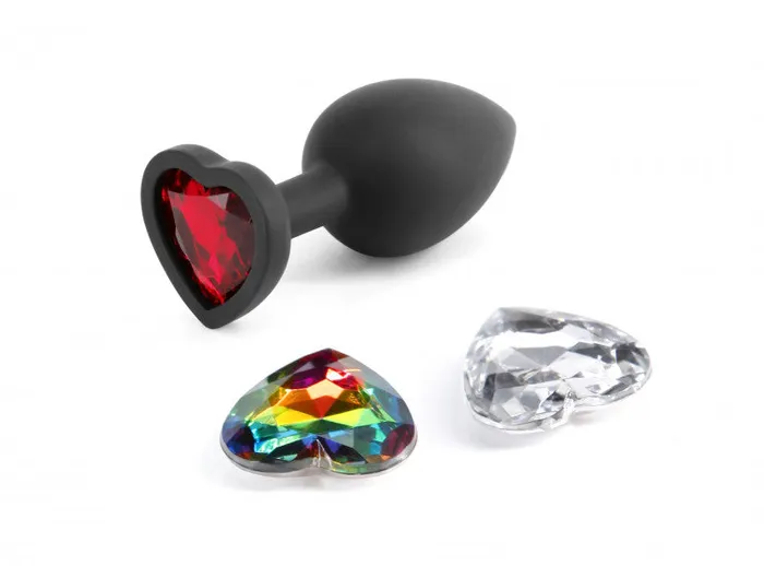 nsnovelties Anal | Glams Xchange Heart - Small - Black nsnovelties Anal | Glams Xchange Heart - Small - Black