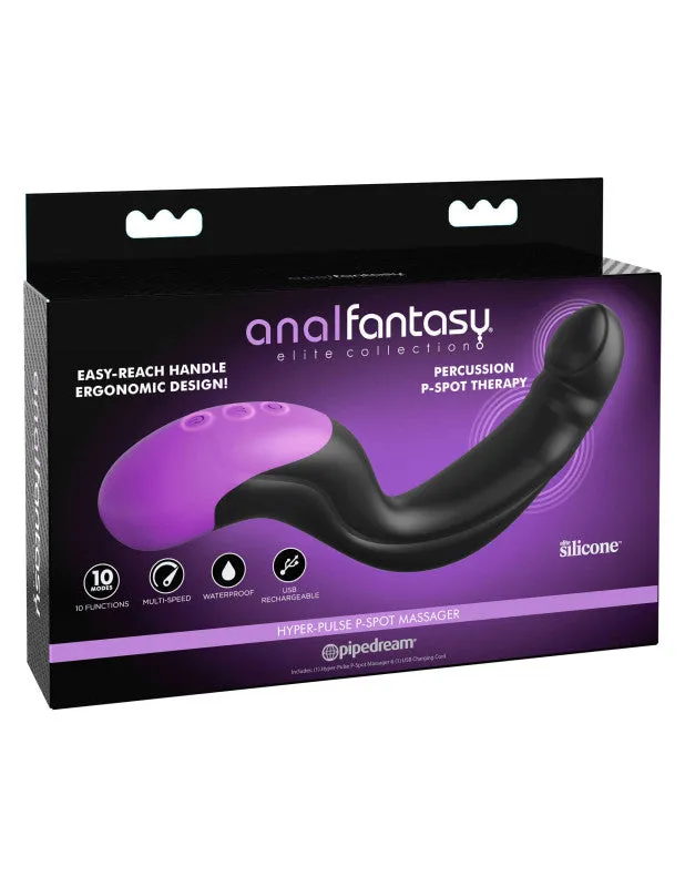 Pipedream Anal Anal Fantasy Elite HyperPulse PSpot Massager Black