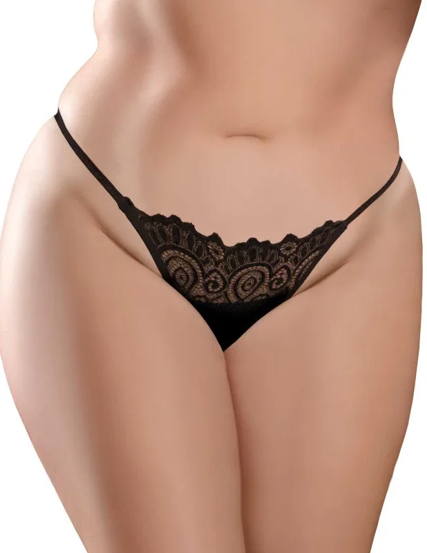 Pipedream Anal | Hookup Panties Remote Lace Peek-a-Boo - Black - XL - Xxl Pipedream Anal | Hookup Panties Remote Lace Peek-a-Boo - Black - XL - Xxl