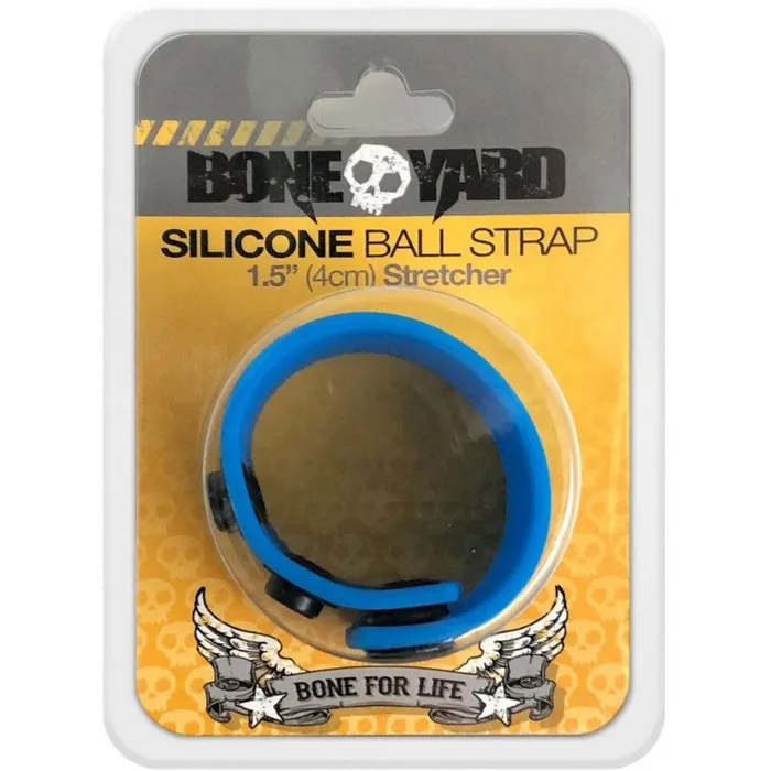 Rascal - Boneyard Silicone Ball Strap - Blue | Anal Rascal - Boneyard Silicone Ball Strap - Blue | Anal