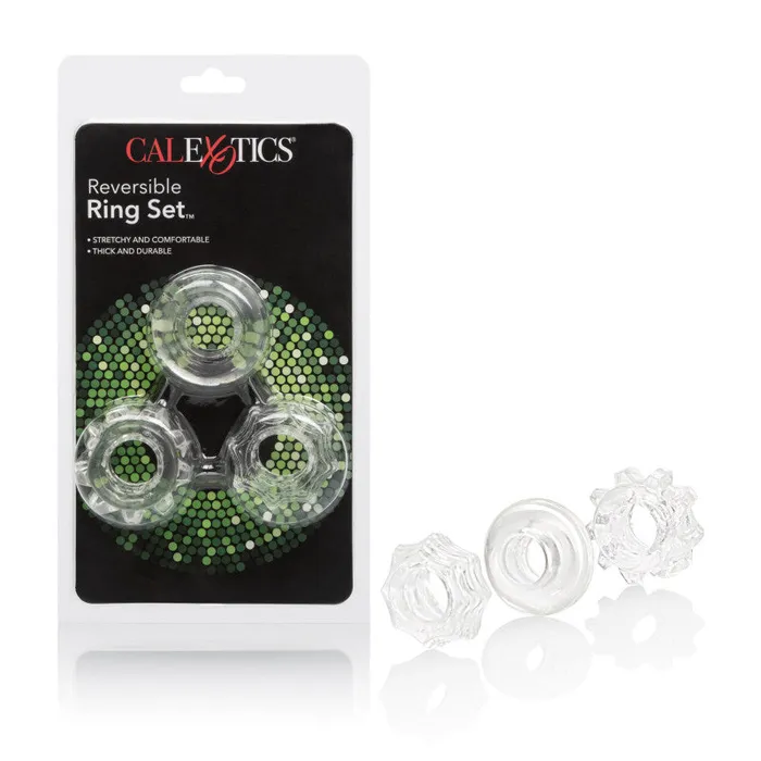 Reversible Ring Set - Clear | CalExotics Anal