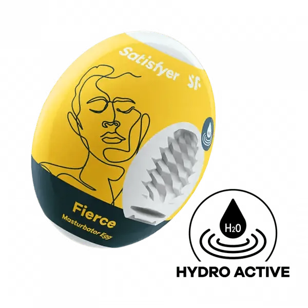 Satisfyer - Fierce Yellow Masturbator Egg | Satisfyer Male Sex Toys