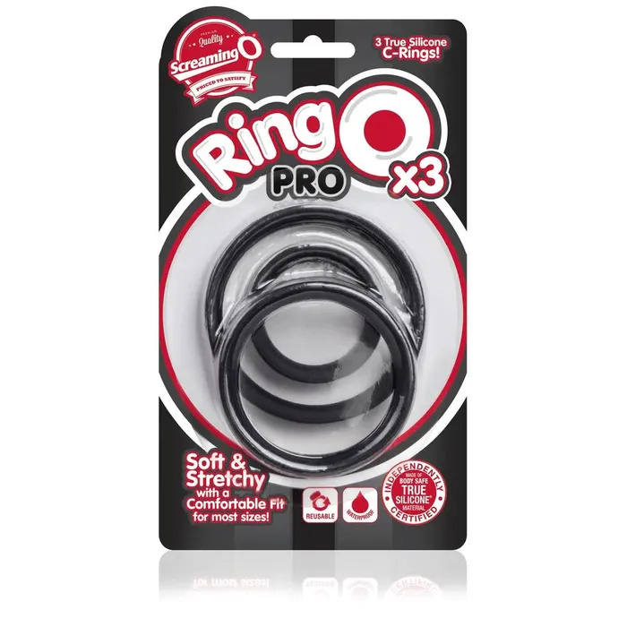 Screaming O Anal | Screaming O RingO Pro X3 Cock Rings Black Screaming O Anal | Screaming O RingO Pro X3 Cock Rings Black